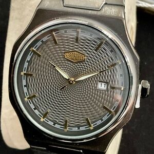 NIB Handsome Guilloche Dial Heroforce Date Watch Style Of Atelier Wen W Tool